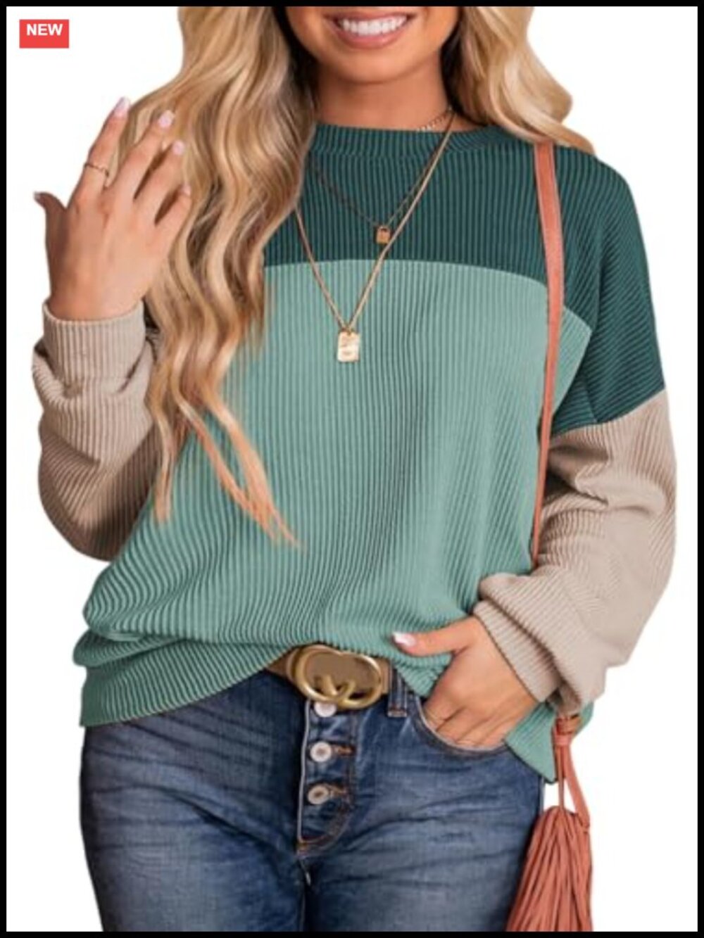 Plus Size Oversized Colorblock Sweatshirt Long Sleeve Crewneck Pullover